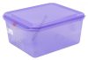 GN edény, 1/2 150 mm, 10 l, légmentesen záró fedővel, lila, anti-allergén, polipropilén