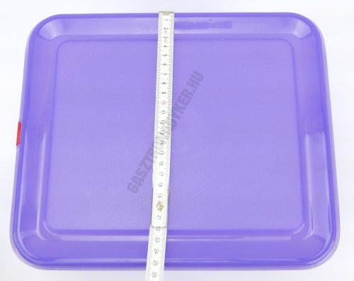 GN edény, 1/2 150 mm, 10 l, légmentesen záró fedővel, lila, anti-allergén, polipropilén