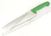Szakácskés, 25 cm penge, zöld nyéllel