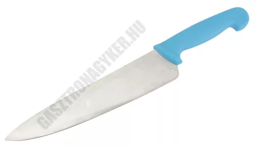 Szakácskés, 25 cm penge, kék nyéllel