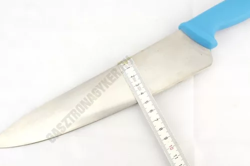Szakácskés, 25 cm penge, kék nyéllel