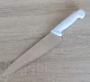 Szakácskés, 25 cm penge, fehér nyéllel