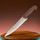 Szakácskés, 21 cm penge, barna nyéllel