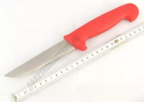Csontozókés, 13 cm penge, piros nyéllel