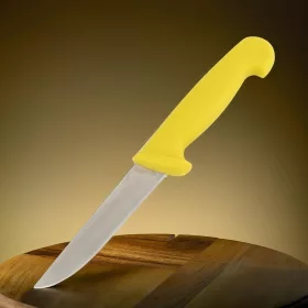 Csontozókés, 13 cm penge, sárga nyéllel