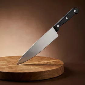 Konyhakés, kovácsolt nyél, 20 cm