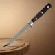 Kovácsolt filézőkés, 18 cm penge, fekete nyél