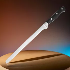 Kovácsolt filézőkés szeletelőkés, 25 cm penge