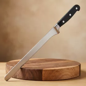 Kovácsolt filézőkés szeletelőkés, 25 cm penge