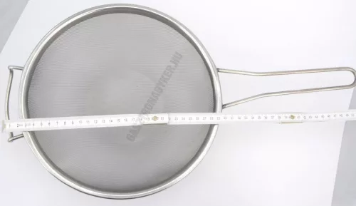 Szűrő, extra erős, rozsdamentes 26 cm