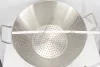 Szűrődézsa, szűrőedény, talpas szűrő, 50 cm, rozsdamentes