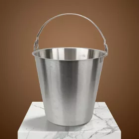 Mércés vödör, 10 liter, 30 cm, rozsdamentes