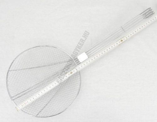 Fritou kanál, átmérő: 24 cm, teljes hossza: 60 cm, rozsdamentes