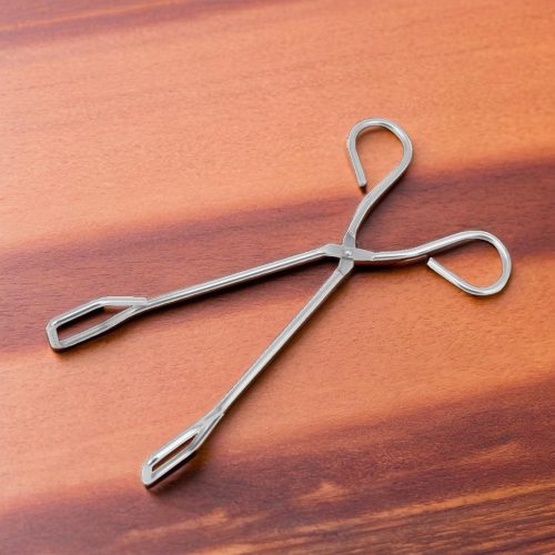 Grillcsipesz, 23 cm, rozsdamentes