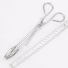 Grillcsipesz, 23 cm, rozsdamentes