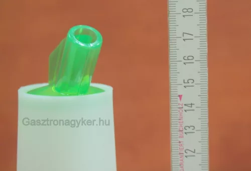 Italadagoló-szirupadagoló, 1 l, zöld műanyag