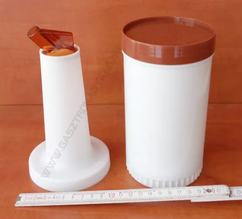 Italadagoló-szirupadagoló, 1 liter, barna műanyag