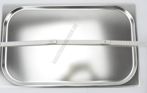 GN edény, 1/1 10 mm, 1,5 l, rozsdamentes