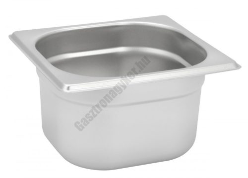 GN edény, 1/6 100 mm, 1,6 l, rozsdamentes