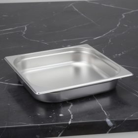 GN edény, 2/3 65 mm, 5,5 l, rozsdamentes