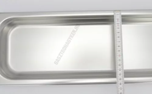 GN edény, 2/4 40 mm, 2 l, rozsdamentes