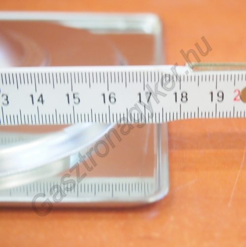 GN 1/6 fedő, rozsdamentes