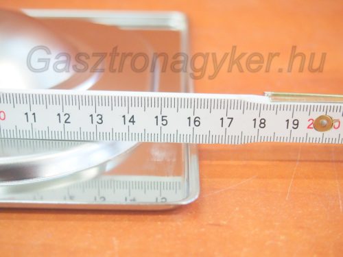 GN 1/6 fedő, rozsdamentes