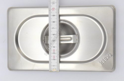 GN 1/9 fedő, rozsdamentes