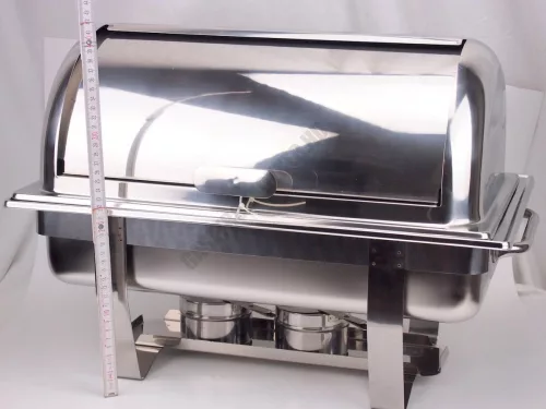 Chafing roll-top GN 1/1 90°-os bukófedővel 9 liter