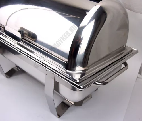 Chafing roll-top GN 1/1 90°-os bukófedővel 9 liter