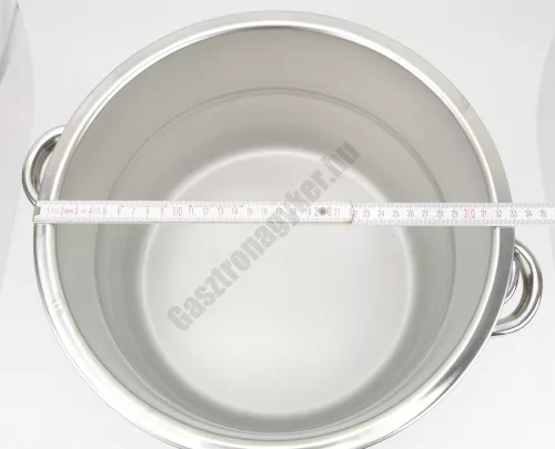 Chafing kerek, 13,5 literes, rozsdamentes