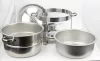 Chafing kerek, 13,5 literes, rozsdamentes