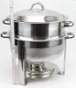 Chafing kerek, 13,5 literes, rozsdamentes