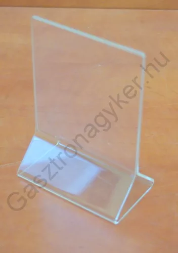 Asztali menütartó 7,5×12,5 cm, kétoldalas