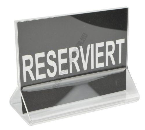 Asztali menütartó 11,5×9 cm, kétoldalas