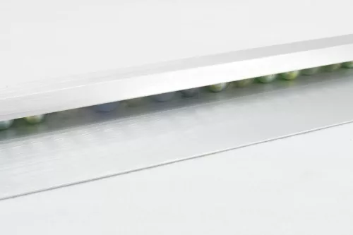 Blokktartó sín, 30 cm, golyós, alumínium