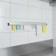 Blokktartó sín, 45 cm, golyós, alumínium