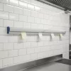 Blokktartó sín, 90 cm, golyós, alumínium