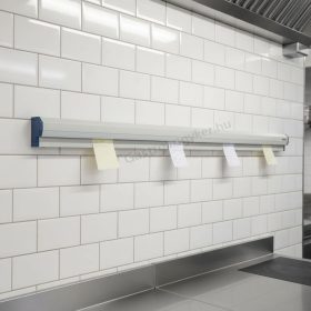 Blokktartó sín, 90 cm, golyós, alumínium