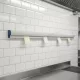 Blokktartó sín, 90 cm, golyós, alumínium