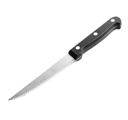 Steak kés műanyag nyéllel, 11 cm penge