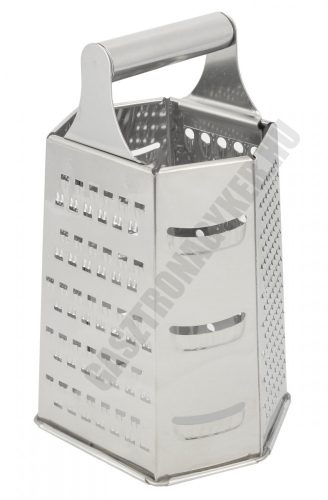 Reszelő, hatoldalú 11×12,5×21,5 cm rozsdamentes