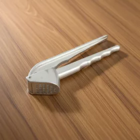 Fokhagymanyomó, 16,5 cm, alumínium