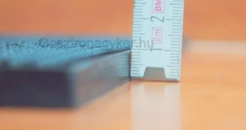 Bár gumi munkalap 45×30 cm fekete