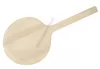 Pizzalapát kerek fa 30,5×66 cm