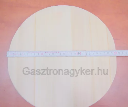 Pizzalapát kerek fa 30,5×66 cm