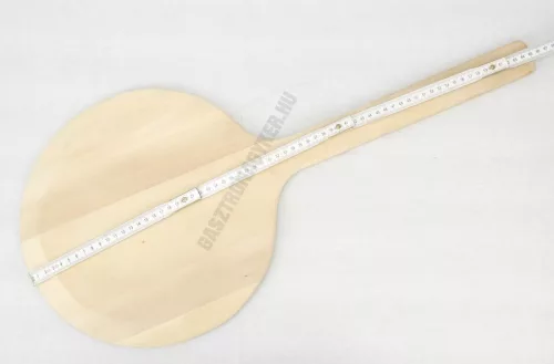 Pizzalapát kerek fa 30,5×66 cm