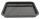 GN edény, 1/2, 32,5×26,5×4,5 cm, szögletes, fekete polikarbonát