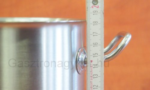 Fazék 4,5 literes 18 cm átm, rozsdamentes, Kayalar