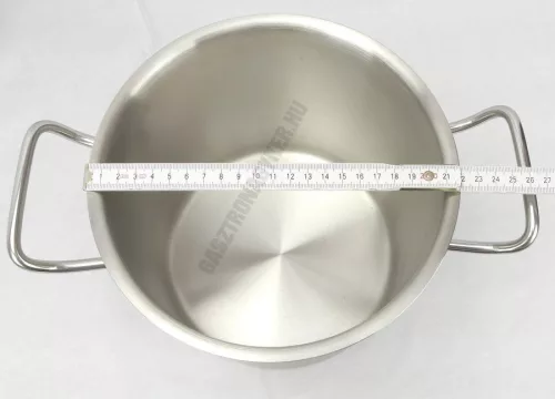 Fazék 6,3 l, 20 cm átm., rozsdamentes, Kayalar